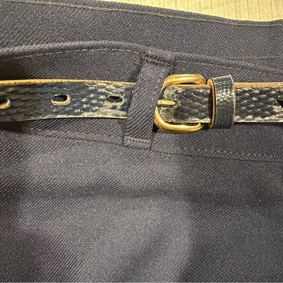 Vintage Levi Strauss & Co. Navy Blue High-Waisted Dress Pants/Trousers - Picture 10 of 12